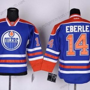 Kinder Edmonton Oilers #14 Jordan Eberle Royal Trikots – Blau