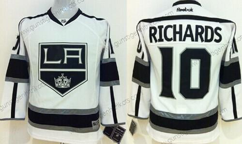 Kinder Los Angeles Kings #10 Mike Richards Trikots – Weiß