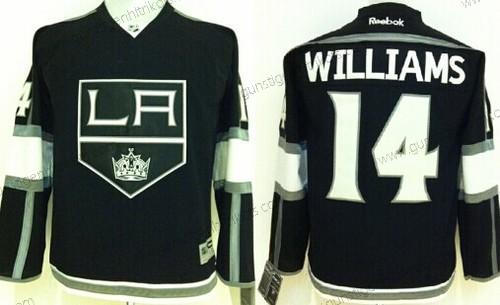 Kinder Los Angeles Kings #14 Justin Williams Trikots – Schwarz