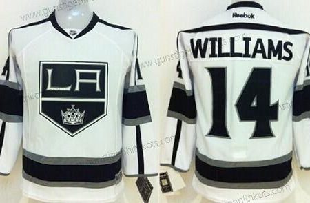 Kinder Los Angeles Kings #14 Justin Williams Trikots – Weiß