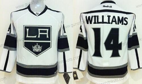 Kinder Los Angeles Kings #14 Justin Williams Trikots – Weiß