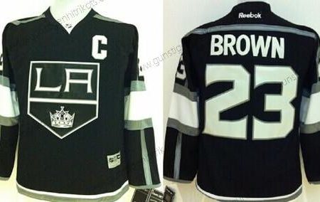 Kinder Los Angeles Kings #23 Dustin Brown Trikots – Schwarz