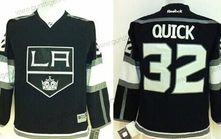 Kinder Los Angeles Kings #32 Jonathan Quick Trikots – Schwarz