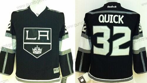 Kinder Los Angeles Kings #32 Jonathan Quick Trikots – Schwarz