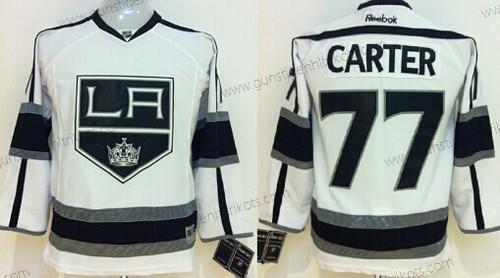 Kinder Los Angeles Kings #77 Jeff Carter Trikots – Weiß