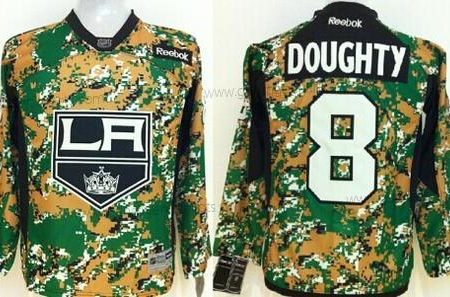 Kinder Los Angeles Kings #8 Drew Doughty 2014 Trikots – Tarnfarbe