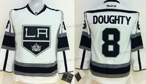 Kinder Los Angeles Kings #8 Drew Doughty Trikots – Weiß