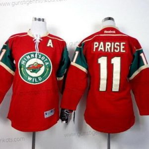 Kinder Minnesota Wild #11 Zach Parise Trikots – Rot