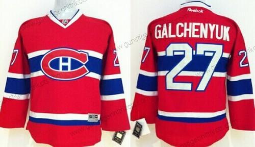 Kinder Montreal Canadiens #27 Alex Galchenyuk Trikots – Rot