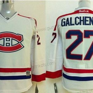 Kinder Montreal Canadiens #27 Alex Galchenyuk Trikots – Weiß