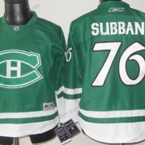 Kinder Montreal Canadiens #76 P.K. Subban St. Patrick’S Day Trikots – Grün