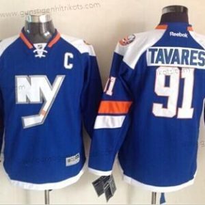 Kinder New York Islanders #91 John Tavares 2014 Stadium Series Trikots – Blau