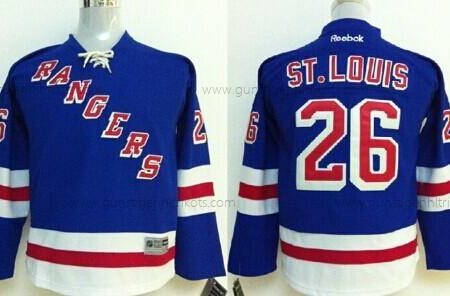 Kinder New York Rangers #26 Martin St. Louis Trikots – Blau