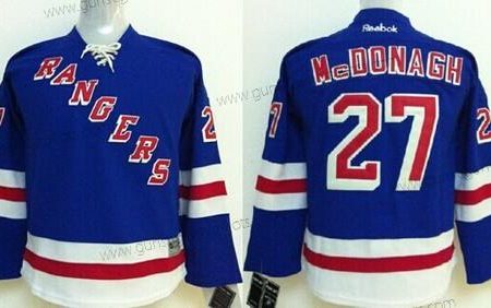 Kinder New York Rangers #27 Ryan Mcdonagh Trikots – Blau