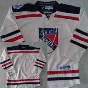 Kinder New York Rangers Leer 2012 Winter Klassisch Trikots – Creme