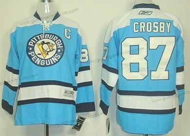 Kinder Pittsburgh Penguins #87 Sidney Crosby Trikots – Blau