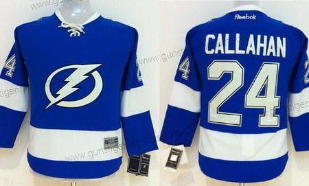 Kinder Tampa Bay Lightning #24 Ryan Callahan New Trikots – Weiß