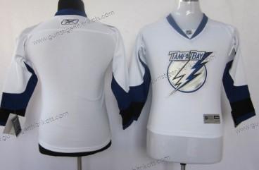 Kinder Tampa Bay Lightning Leer Trikots – Weiß