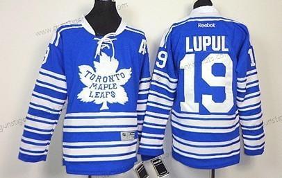 Kinder Toronto Maple Leafs #19 Joffrey Lupul 2014 Winter Klassisch Trikots – Blau