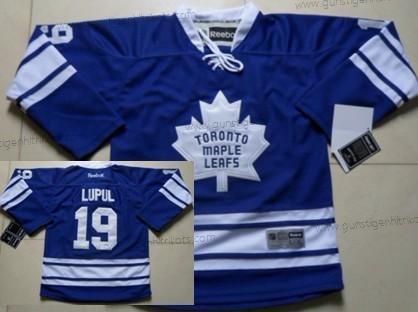 Kinder Toronto Maple Leafs #19 Joffrey Lupul Ausweichtrikot Trikots – Blau