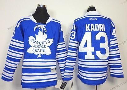 Kinder Toronto Maple Leafs #43 Nazem Kadri 2014 Winter Klassisch Trikots – Blau