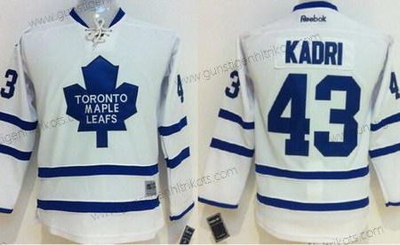 Kinder Toronto Maple Leafs #43 Nazem Kadri Trikots – Weiß