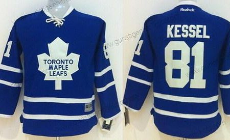 Kinder Toronto Maple Leafs #81 Phil Kessel Trikots – Blau