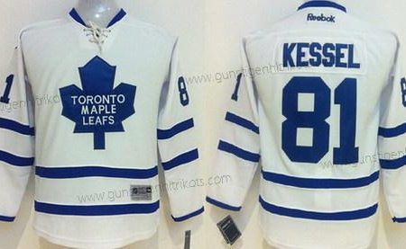 Kinder Toronto Maple Leafs #81 Phil Kessel Trikots – Weiß