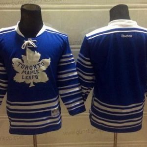 Kinder Toronto Maple Leafs Leer 2014 Winter Klassisch Trikots – Blau