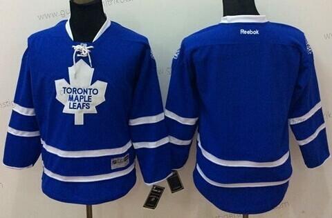 Kinder Toronto Maple Leafs Leer Trikots – Blau