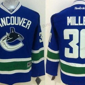 Kinder Vancouver Canucks #30 Ryan Miller Trikots – Blau