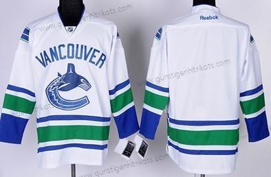 Kinder Vancouver Canucks Leer Trikots – Weiß