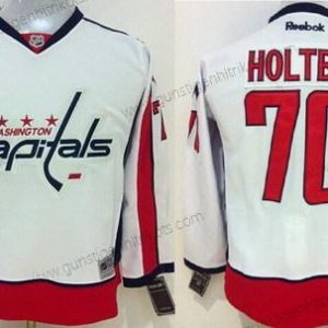 Kinder Washington Capitals #70 Braden Holtby 2015 Trikots – Weiß