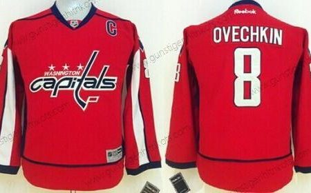 Kinder Washington Capitals #8 Alex Ovechkin Trikots – Rot