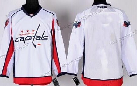 Kinder Washington Capitals Leer Trikots – Weiß