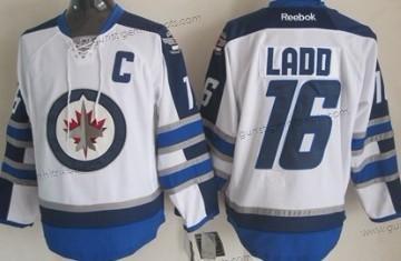 Kinder Winnipeg Jets #16 Andrew Ladd Trikots – Weiß