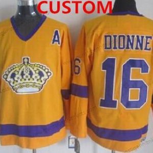 Los Angeles Kings Personalisiertes Retro CCM Trikots – Gelb