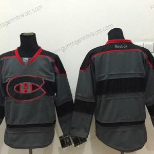 Montreal Canadiens Personalisiertes Charcoal Trikots – Grau