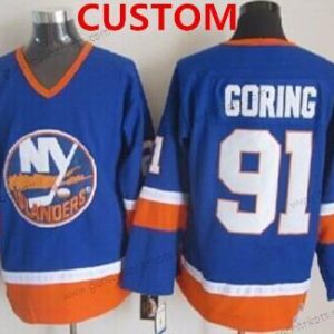 New York Islanders Personalisiertes Retro CCM Trikots – Blau