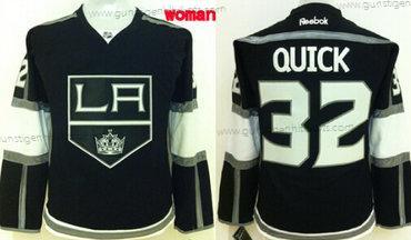 Nike Frauen Los Angeles Kings #32 Jonathan Quick Trikots – Schwarz