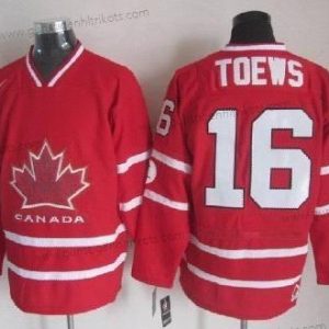 Nike Herren 2010 Olympics Kanada #16 Jonathan Toews Trikots – Rot