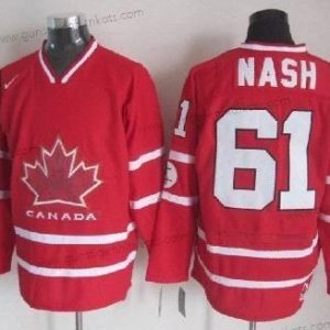 Nike Herren 2010 Olympics Kanada #61 Rick Nash Trikots – Rot