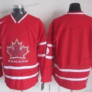 Nike Herren 2010 Olympics Kanada Leer Trikots – Rot