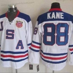 Nike Herren 2010 Olympics USA #88 Patrick Kane Trikots – Weiß