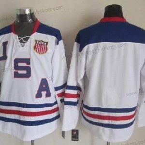 Nike Herren 2010 Olympics USA Leer Trikots – Weiß