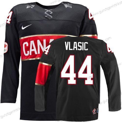 Nike Herren 2014 Olympics Kanada #44 Marc-Edouard Vlasic Trikots – Schwarz