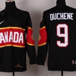 Nike Herren 2014 Olympics Kanada #9 Matt Duchene Trikots – Schwarz