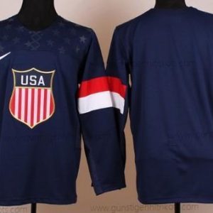 Nike Herren Personalisiertes 2014 Olympics USA Trikots – Marineblau Blau