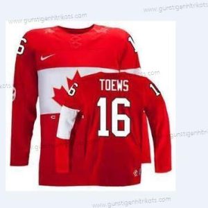 Nike Jugend 2014 Olympics Kanada #16 Jonathan Toews Trikots – Rot