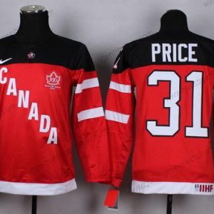 Nike Kinder 2014/15 Team Kanada #31 Carey Price 100th Trikots – Rot